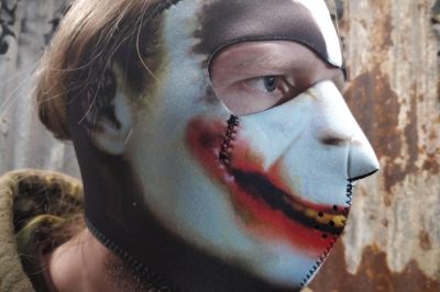 Viper 'Joker' Neoprene Full Face Mask - Detail Image 2 © Copyright Zero One Airsoft